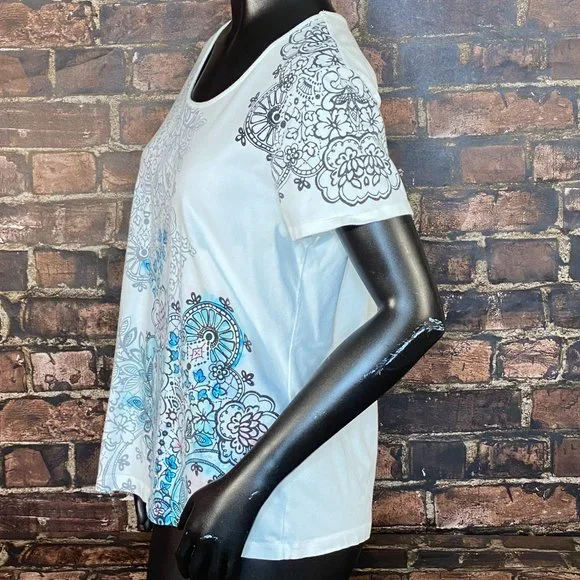 Croft&Barrow Floral T Shirt - Picture 4 of 6